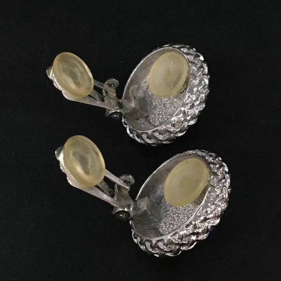 Burberrys Blue Silver Tone Earrings - Picture 7 of 11